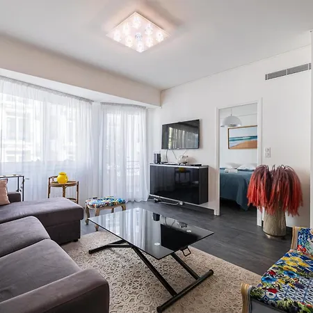 Lägenhet Le Palais Des Iles Spacieux Avec Beau Balcon, A Cote Du Martinez, Croisette, Plages Et Boutiques *